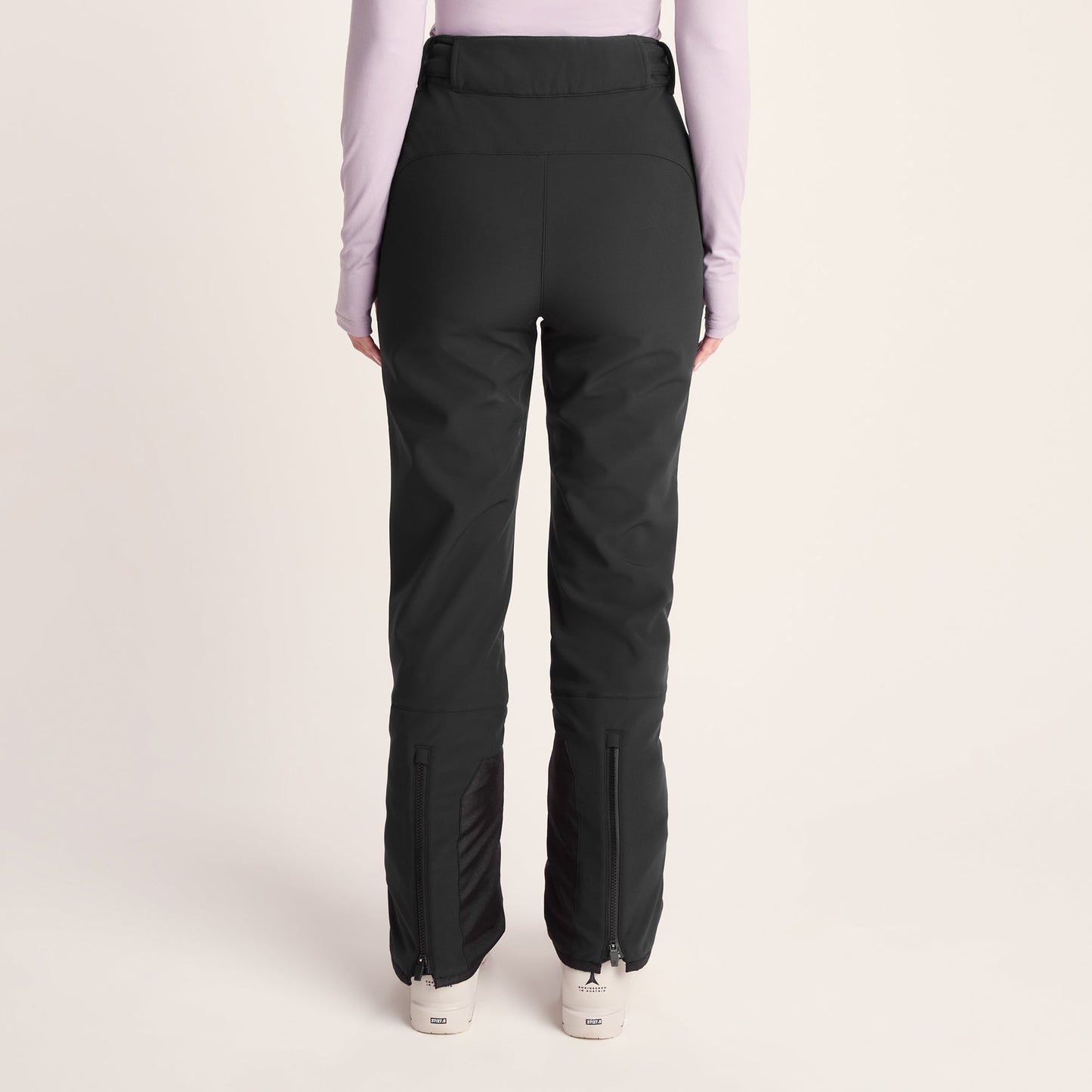 Annecy Womens Softshell Salopettes - Black