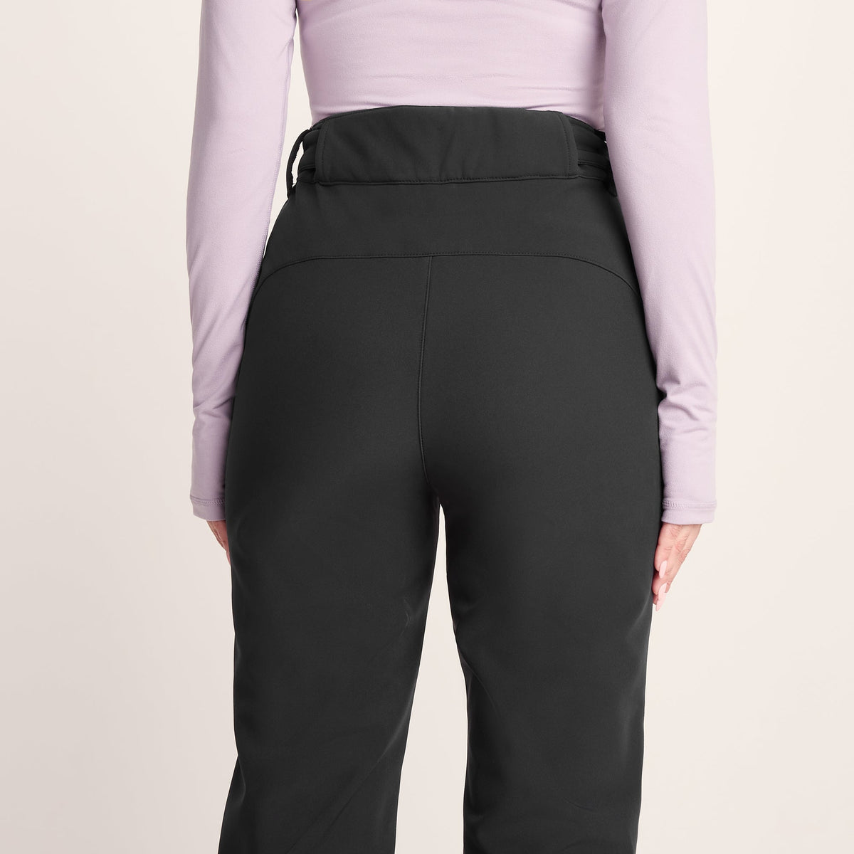 Annecy Womens Softshell Salopettes - Black