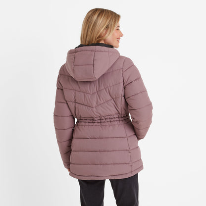 Anthorn Womens Padded Parka - Mauve