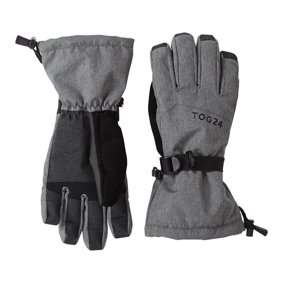 Ashfield Ski Gloves - Grey Marl