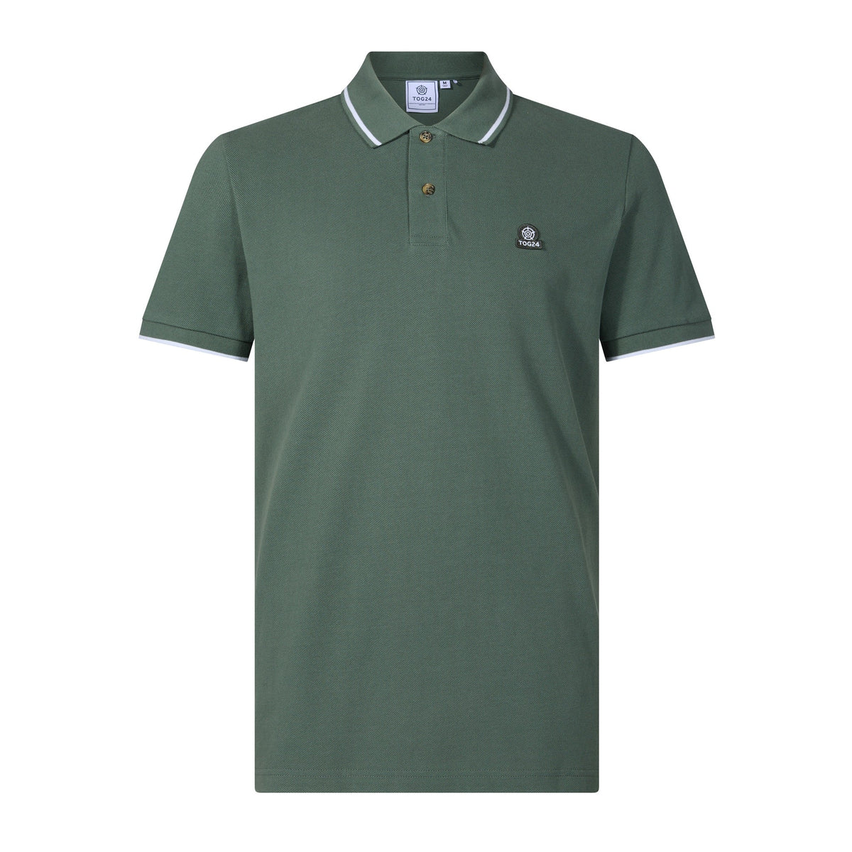Binsoe Mens 100% Cotton Supersoft Polo Shirt - Light Forest