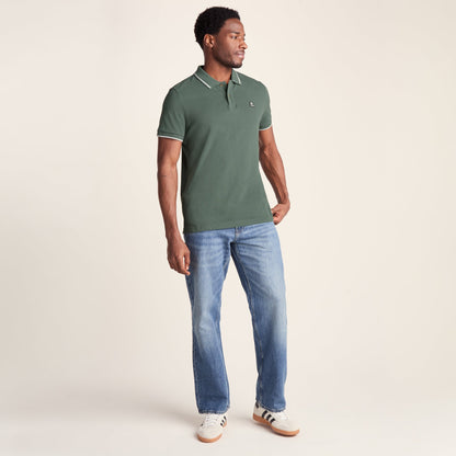Binsoe Mens 100% Cotton Supersoft Polo Shirt - Light Forest
