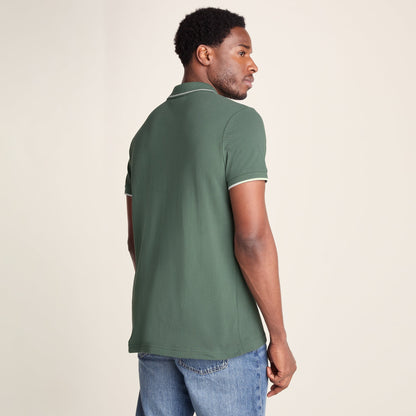 Binsoe Mens 100% Cotton Supersoft Polo Shirt - Light Forest
