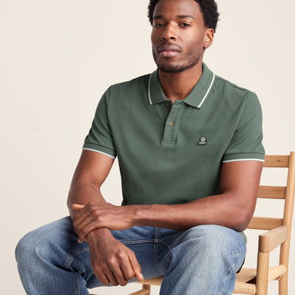 Binsoe Mens 100% Cotton Supersoft Polo Shirt - Light Forest