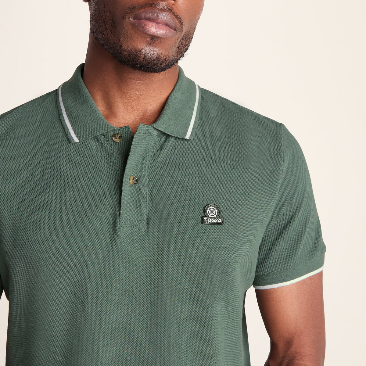 Binsoe Mens 100% Cotton Supersoft Polo Shirt - Light Forest