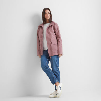 Burradon Womens Waterproof Jacket - Mauve