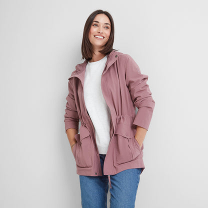 Burradon Womens Waterproof Jacket - Mauve