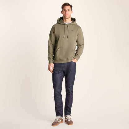 Carlton Mens Oversized Heavyweight 100% Cotton Hoody - Mushroom