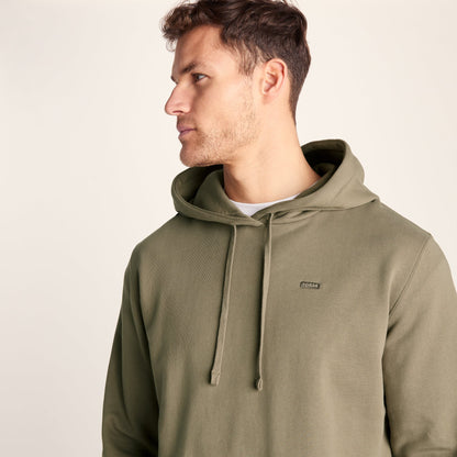 Carlton Mens Oversized Heavyweight 100% Cotton Hoody - Mushroom