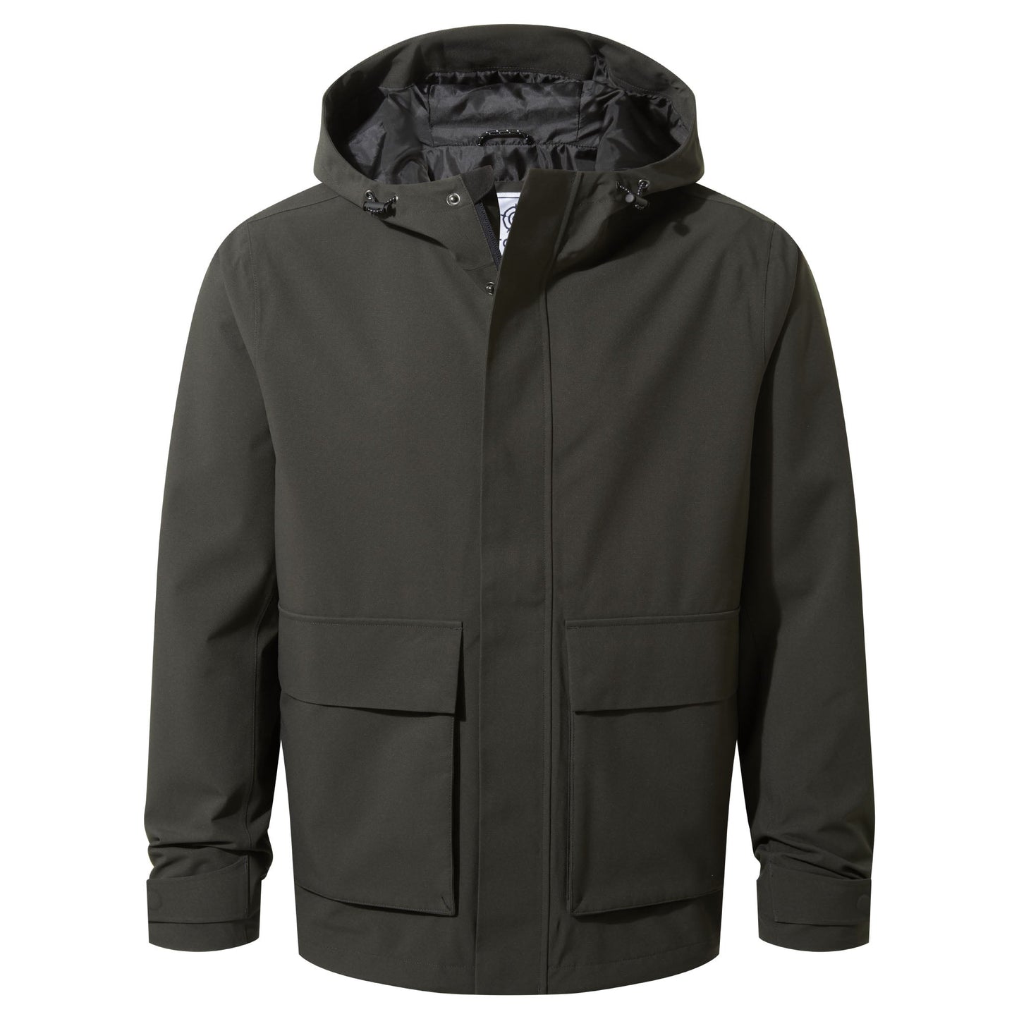 Cason Mens Waterproof Jacket - Washed Black