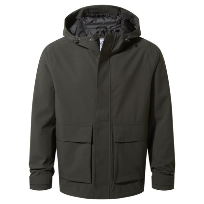 Cason Mens Waterproof Jacket - Washed Black