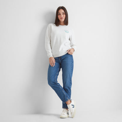 Castle Womens Supersoft Sweatshirt - Ice Grey Marl