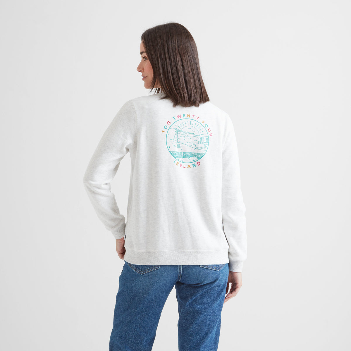 Castle Womens Supersoft Sweatshirt - Ice Grey Marl
