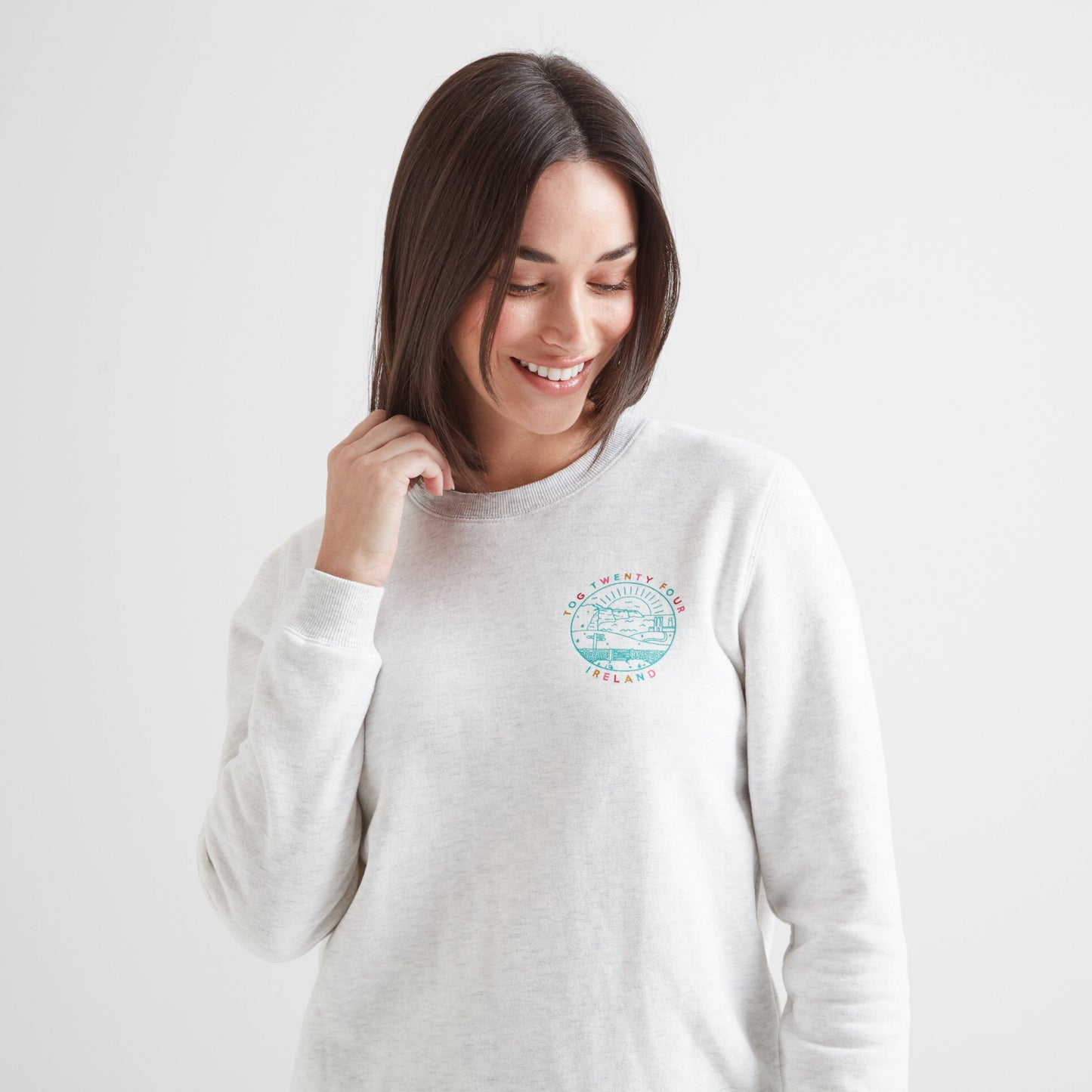 Castle Womens Supersoft Sweatshirt - Ice Grey Marl