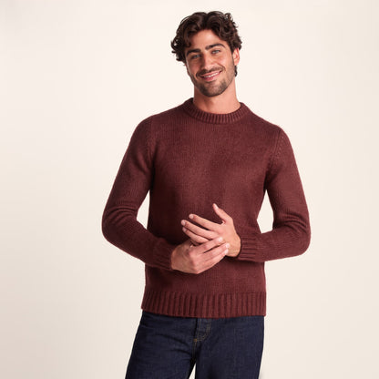 Cicero Mens Knitted Jumper - Port Marl