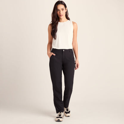 Denver Womens Walking Trousers Long - Black