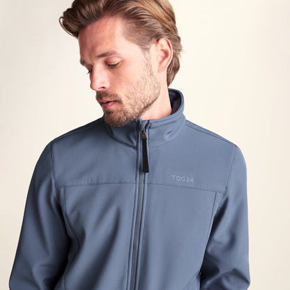 Feizor Mens Shower Resistant Softshell Jacket - Smokey Blue