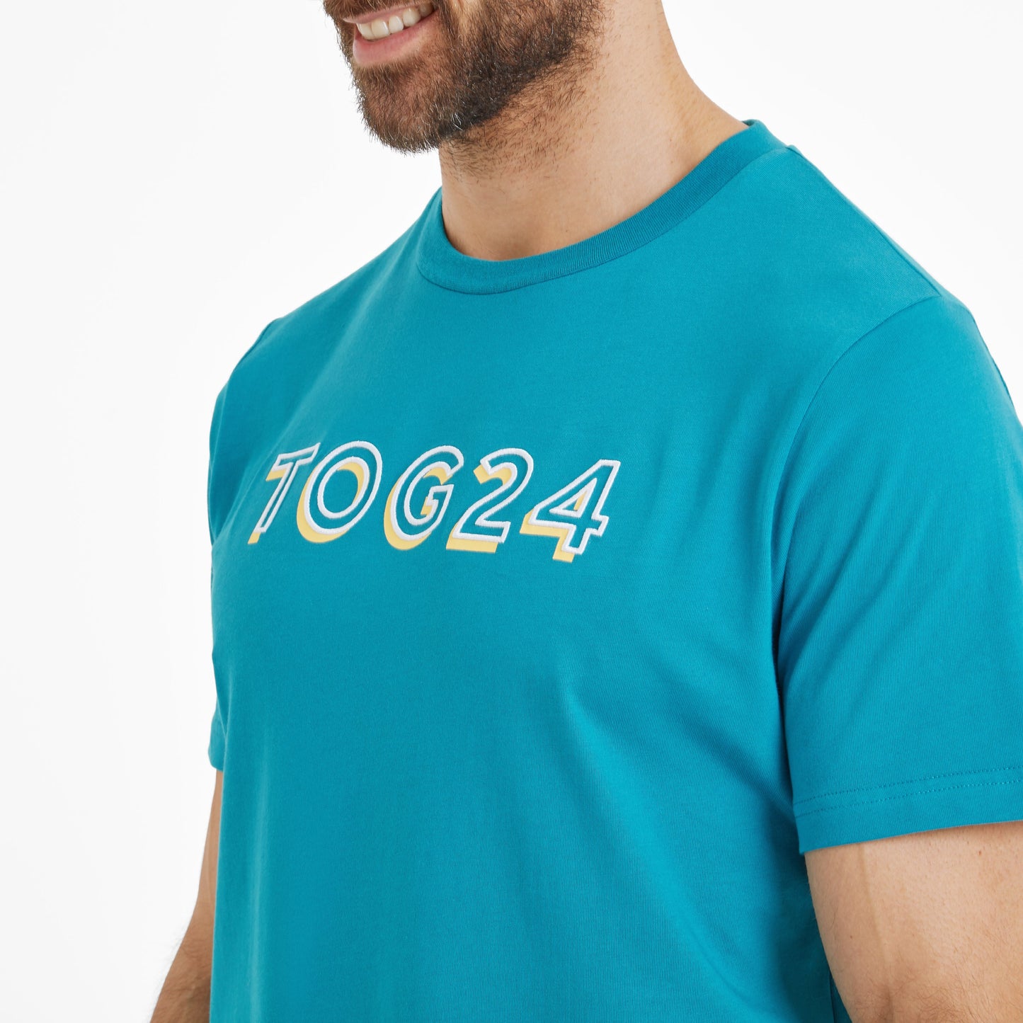 Foran Mens 100% Cotton Supersoft T-Shirt - Mosaic Blue