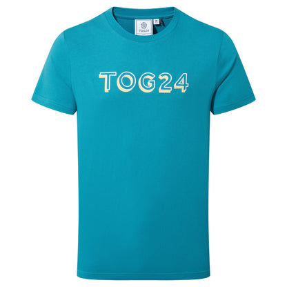 Foran Mens 100% Cotton Supersoft T-Shirt - Mosaic Blue