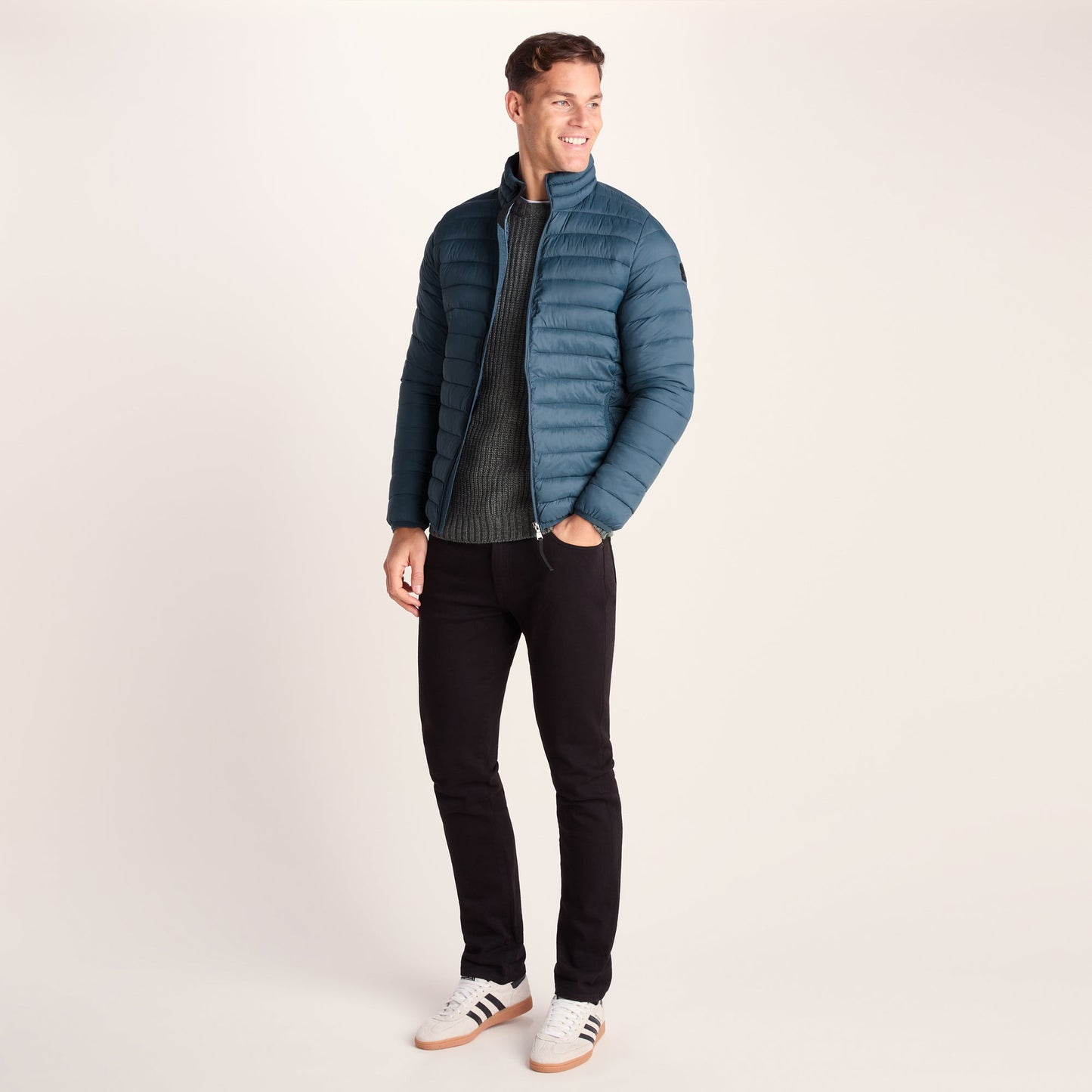 Gibson Mens Insulated Padded Jacket - Lagoon Blue