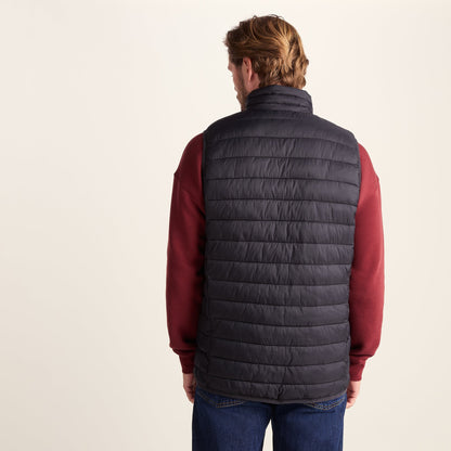 Gibson Mens Insulated Padded Gilet - Black