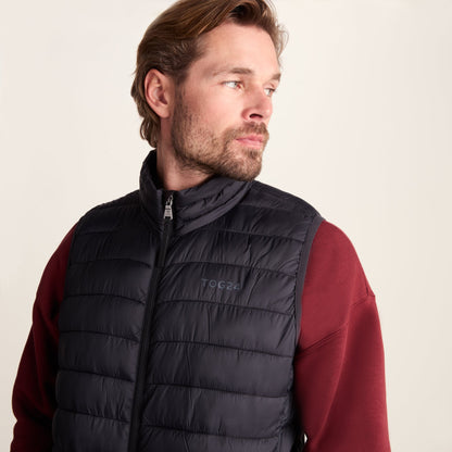 Gibson Mens Insulated Padded Gilet - Black