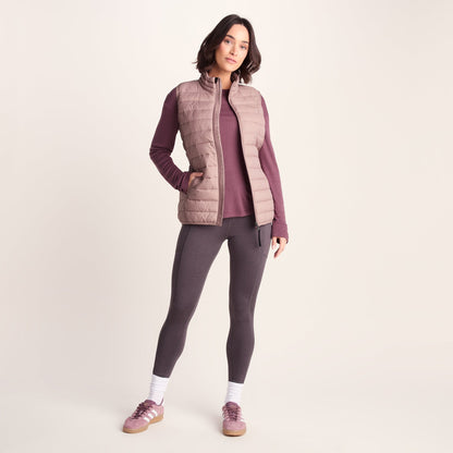 Gibson Womens Insulated Padded Gilet - Faded Pink