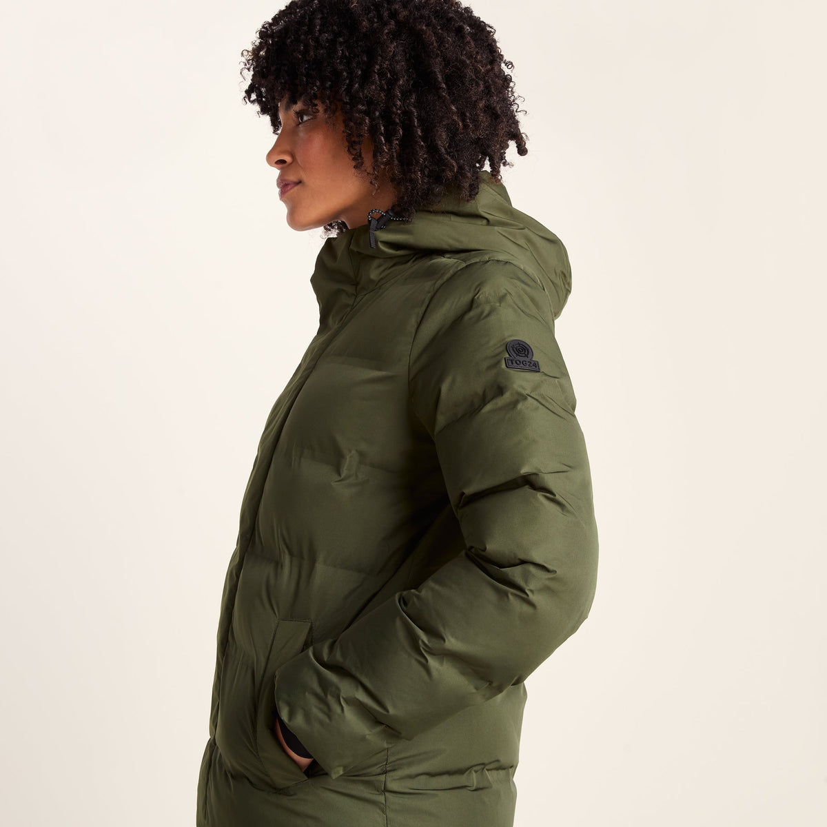 Glaston Womens Shower Resistant Insulated Parka - Dark Green