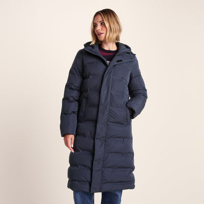 Glaston Womens Shower Resistant Insulated Parka - Dark Indigo