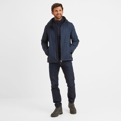 Gribton Mens Waterproof Jacket - Dark Indigo