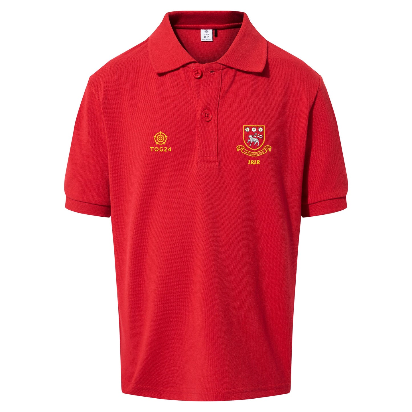 Cleckheaton RUFC Kids - Hamerton Polo Shirt Jalapeno Red