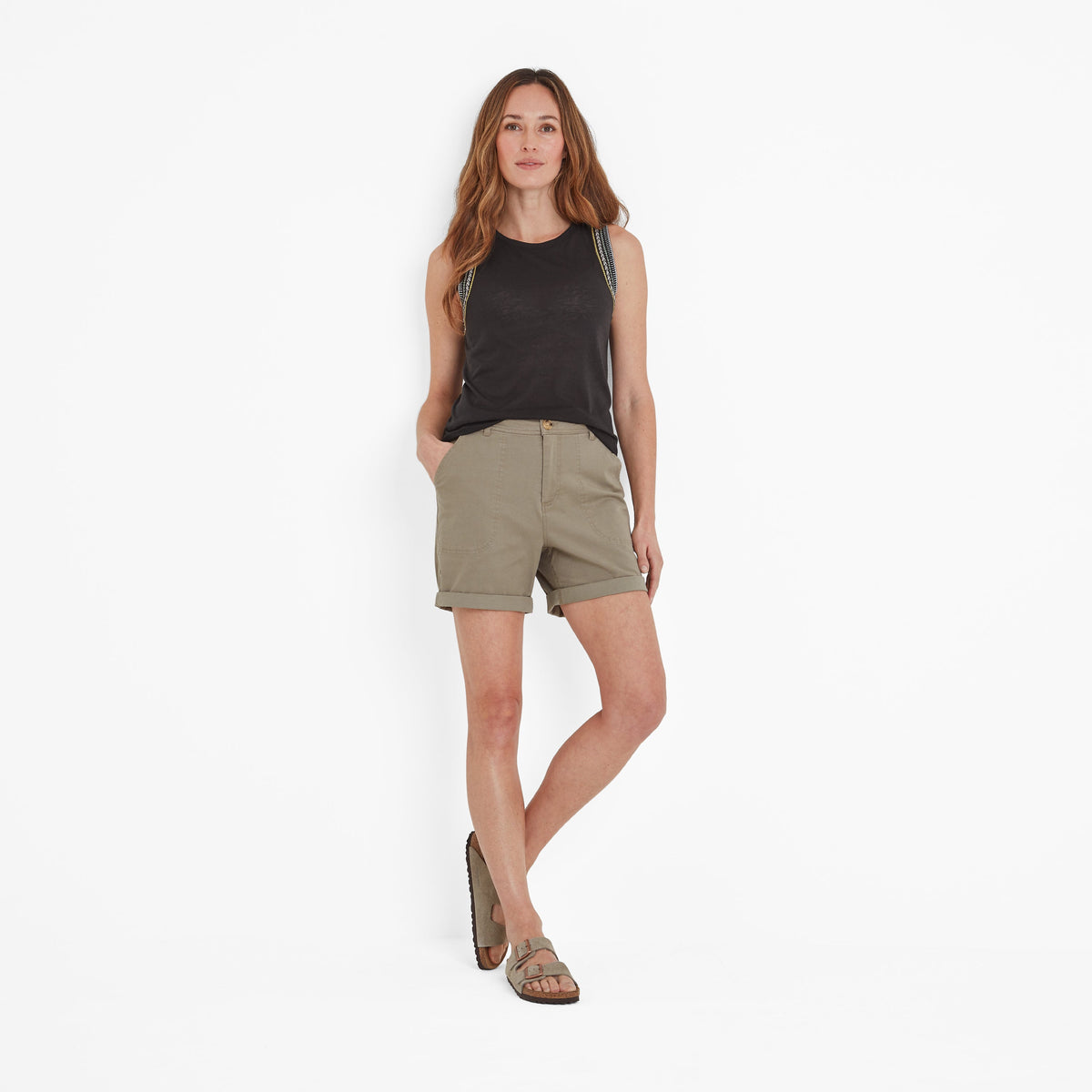 Iris Womens Vest - Washed Black