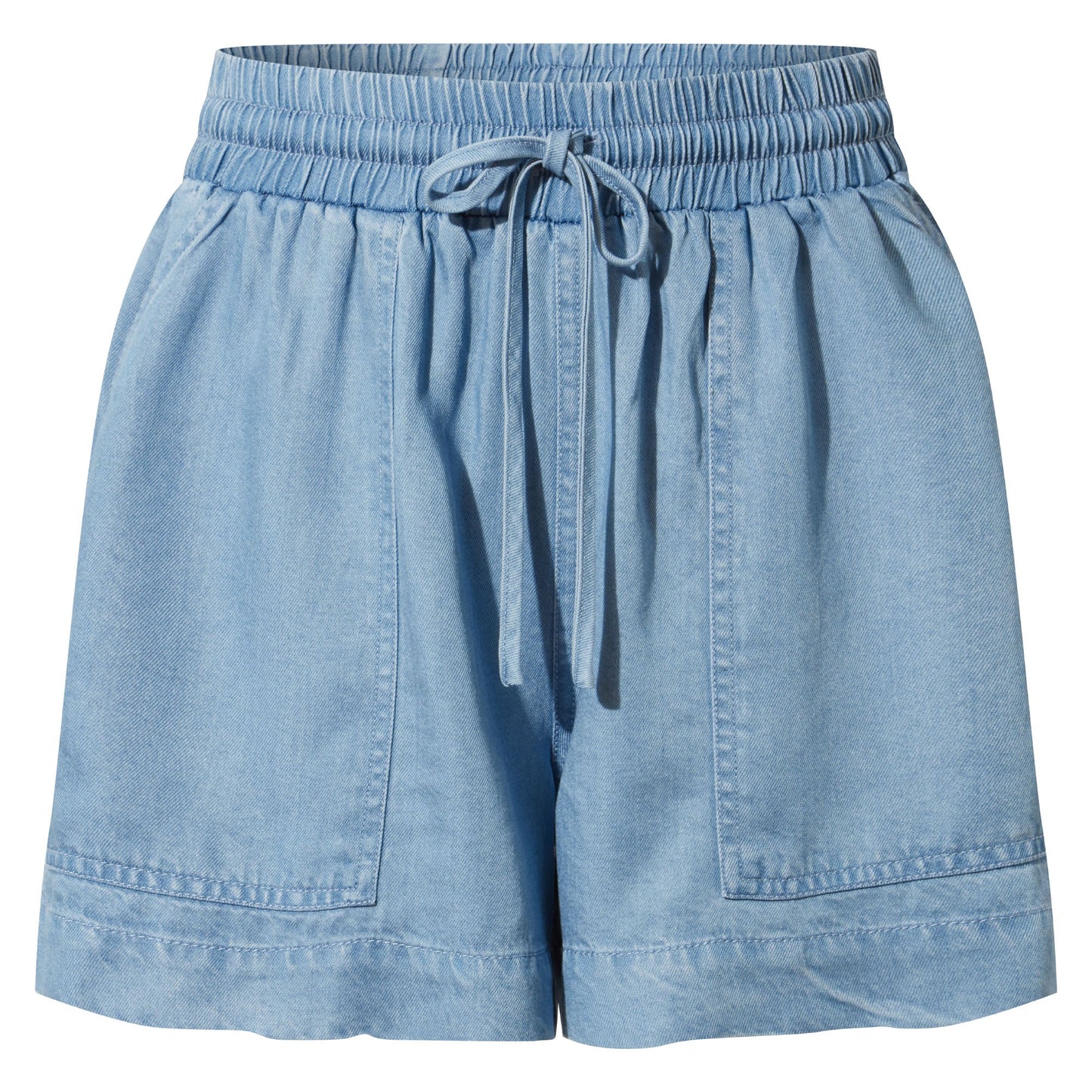 Jessica Womens Tencel Lyocel Shorts - Faded Indigo