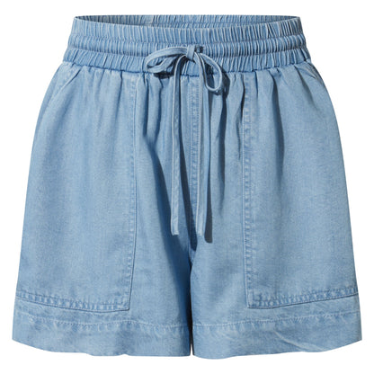 Jessica Womens Tencel Lyocel Shorts - Faded Indigo