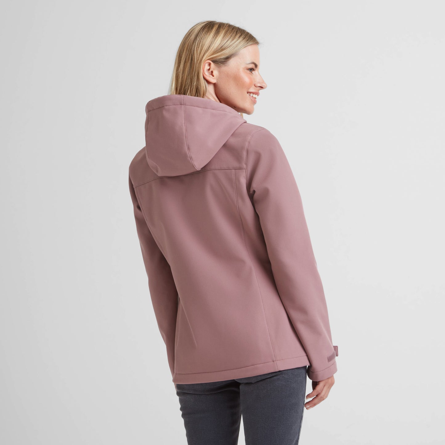 Keld Womens Shower Resistant Hooded Softshell Jacket - Mauve