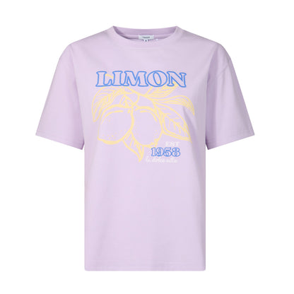 Limon Womens Supersoft Relaxed Fit T-Shirt - Lilac Blossom