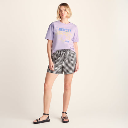Limon Womens Supersoft Relaxed Fit T-Shirt - Lilac Blossom