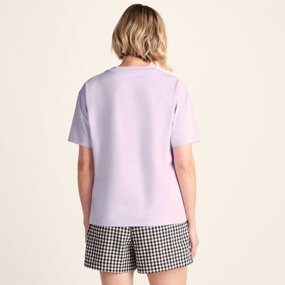 Limon Womens Supersoft Relaxed Fit T-Shirt - Lilac Blossom