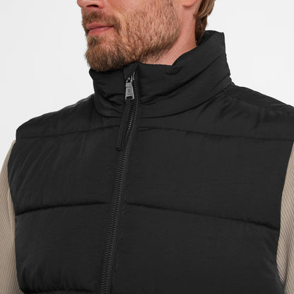 Lomax Mens Padded Gilet - Black