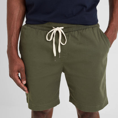 Loredo Mens Cotton Blend Shorts - Forage Green