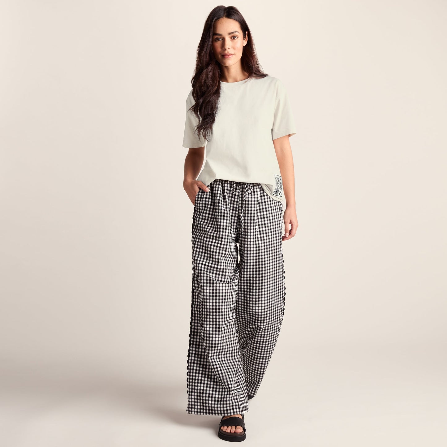 Margot Womens Supersoft Premium Relaxed Fit T-Shirt - Vanilla