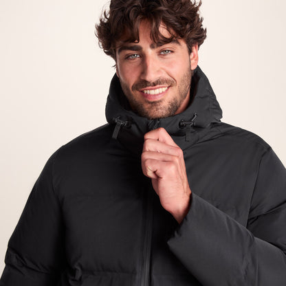 Menka Mens Shower Resistant Insulated Jacket - Black