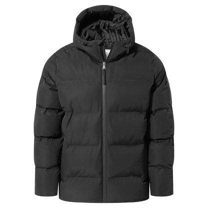 Menka Mens Shower Resistant Insulated Jacket - Black