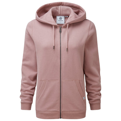 Mia Womens Supersoft Zip Hoody - Faded Pink