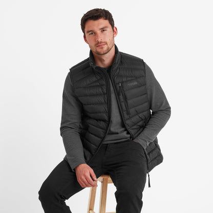 North Mens RDS Certified Down Gilet - Black