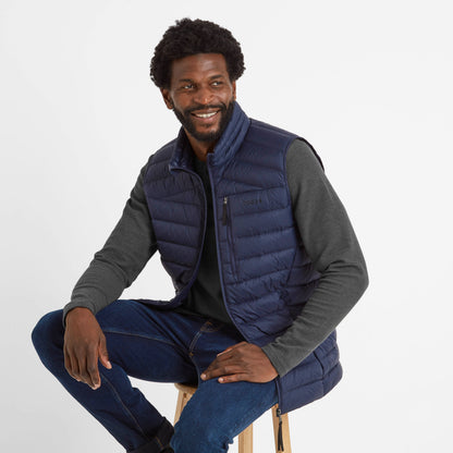 North Mens RDS Certified Down Gilet - Dark Indigo