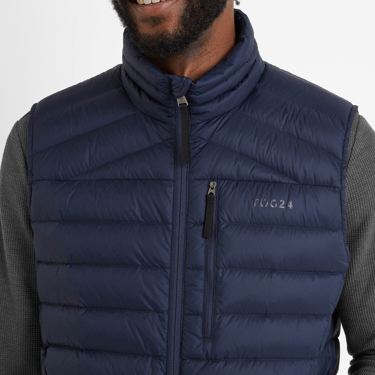 North Mens RDS Certified Down Gilet - Dark Indigo
