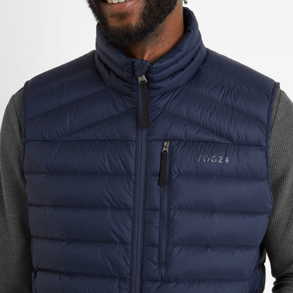 North Mens RDS Certified Down Gilet - Dark Indigo