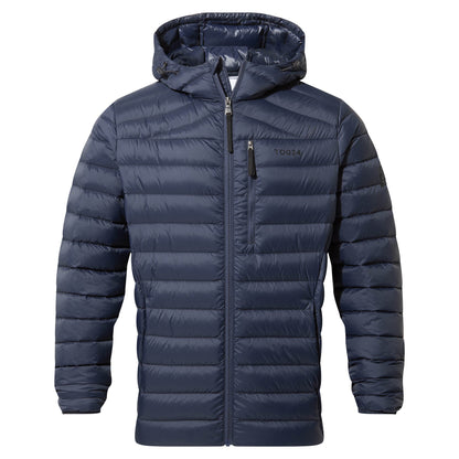 North Mens RDS Certified Down Hooded Jacket - Dark Indigo