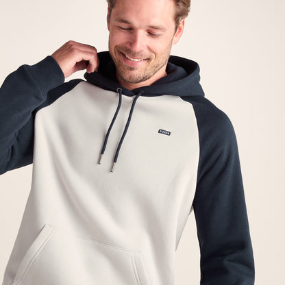 Noston Mens Supersoft Raglan Hoody - Dark Indigo